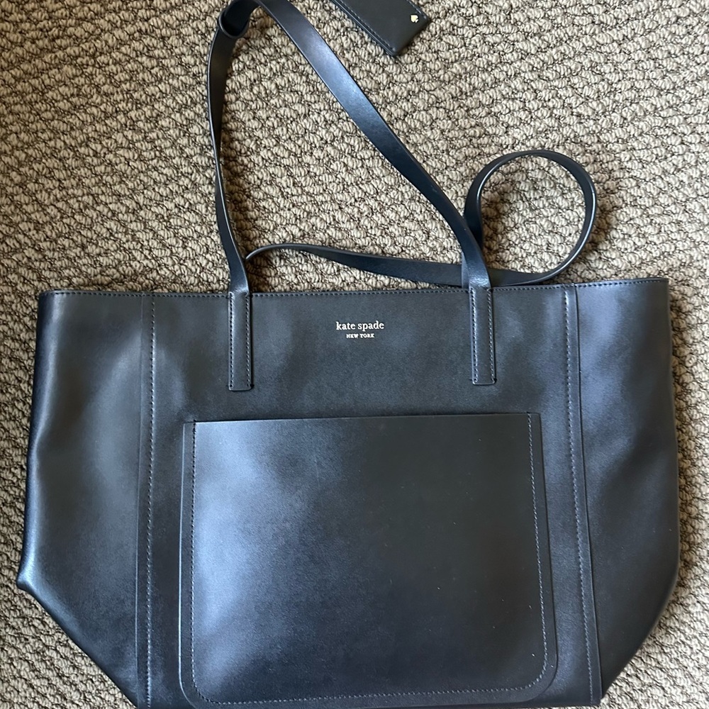 Kate Spade Black Leather Tote